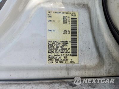 Zdjęcie 12 z 12 samochodu: 2016 NISSAN ALTIMA 2.5 SV VIN:1N4AL3AP0GC261958 - miniatura