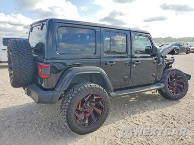 Trzecie zdjęcie samochodu z tyłu: 2020 JEEP WRANGLER UNLIMITED RUBICON VIN:1C4HJXFG8LW289059 - miniatura