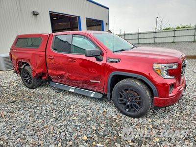 Czwarte zdjęcie samochodu z boku: 2019 GMC SIERRA K1500 ELEVATION VIN:1GTR9CED8KZ425779 - miniatura