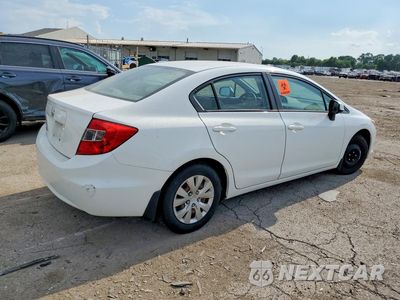 Trzecie zdjęcie samochodu z tyłu: 2012 HONDA CIVIC LX VIN:19XFB2F53CE005501 - miniatura