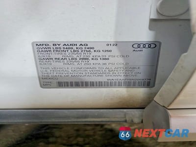 Zdjęcie 14 z 14 samochodu: 2022 AUDI Q5 PREMIUM PLUS 45 VIN:WA1EAAFY5N2054776 - miniatura