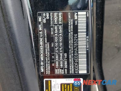 Zdjęcie 12 z 12 samochodu: 2017 MERCEDES-BENZ GLS 450 4MATIC VIN:4JGDF6EE8HA785294 - miniatura