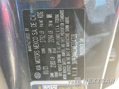 Zdjęcie 12 z 12 samochodu: 2021 KIA FORTE LXS VIN:3KPF24AD5ME334728 - miniatura