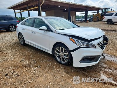 Czwarte zdjęcie samochodu z boku: 2015 HYUNDAI SONATA LIMITED 2.0T VIN:5NPE34AB7FH115744 - miniatura