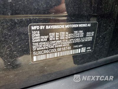Zdjęcie 13 z 13 samochodu: 2020 BMW X5 XDRIVE40I VIN:5UXCR6C00L9B18746 - miniatura