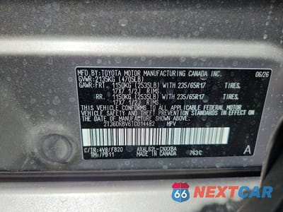 Zdjęcie 13 z 13 samochodu: 2026 TOYOTA RAV4 LE VIN:2T36DRBV6TC014482 - miniatura