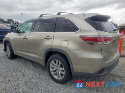 Drugie zdjęcie samochodu z przodu: 2014 TOYOTA HIGHLANDER LE VIN:5TDZARFH8ES006428 - miniatura