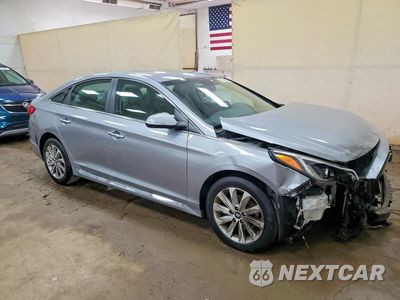 Czwarte zdjęcie samochodu z boku: 2015 HYUNDAI SONATA SPORT VIN:5NPE34AF4FH243412 - miniatura