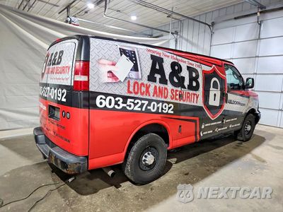 Trzecie zdjęcie samochodu z tyłu: 2017 CHEVROLET EXPRESS G2500 VIN:1GCWGAFF4H1134992 - miniatura