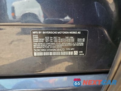Zdjęcie 14 z 14 samochodu: 2022 BMW X5 XDRIVE40I VIN:5UXCR6C05N9N38423 - miniatura