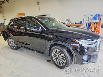 Czwarte zdjęcie samochodu z boku: 2023 INFINITI QX50 LUXE VIN:3PCAJ5BB8PF110013 - miniatura