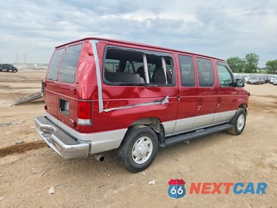 Trzecie zdjęcie samochodu z tyłu: 2000 FORD ECONOLINE E350 SUPER DUTY WAGON VIN:1FMNE31S0YHA94883 - miniatura