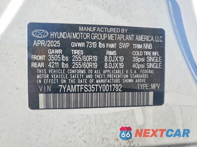 Zdjęcie 13 z 13 samochodu: 2026 HYUNDAI IONIQ 9 SE VIN:7YAMTFS35TY001792 - miniatura