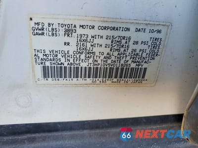 Zdjęcie 12 z 12 samochodu: 1997 TOYOTA RAV4 BASE VIN:JT3HP10V5V0118265 - miniatura