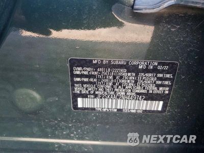 Zdjęcie 13 z 13 samochodu: 2022 SUBARU FORESTER VIN:JF2SKAAC2NH449742 - miniatura