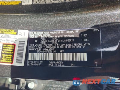 Zdjęcie 14 z 14 samochodu: 2026 LEXUS TX 350 LUXURY VIN:5TDAAAB62TS059190 - miniatura