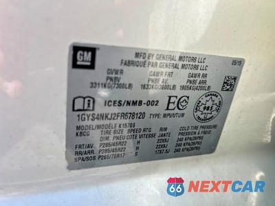 Zdjęcie 11 z 11 samochodu: 2015 CADILLAC ESCALADE PREMIUM VIN:1GYS4NKJ2FR678120 - miniatura