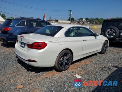 Trzecie zdjęcie samochodu z tyłu: 2020 BMW 440XI VIN:WBA4Z7C00L5R61679 - miniatura