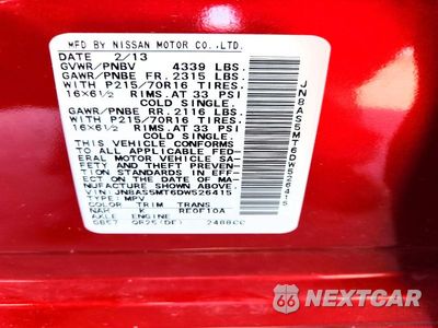 Zdjęcie 13 z 13 samochodu: 2013 NISSAN ROGUE S VIN:JN8AS5MT6DW526415 - miniatura