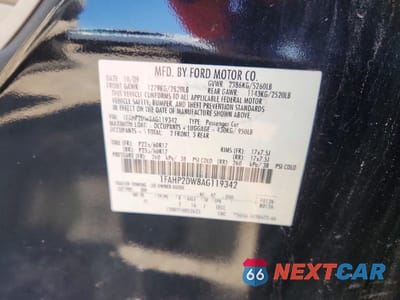 Zdjęcie 12 z 12 samochodu: 2010 FORD TAURUS SE VIN:1FAHP2DW8AG119342 - miniatura