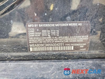 Zdjęcie 12 z 12 samochodu: 2017 BMW 330 XI VIN:WBA8D9C34HA004251 - miniatura