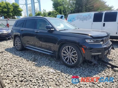Czwarte zdjęcie samochodu z boku: 2021 JEEP GRAND CHEROKEE L SUMMIT VIN:1C4RJKEG2M8118516 - miniatura