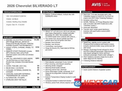Zdjęcie 12 z 13 samochodu: 2026 CHEVROLET SILVERADO K1500 LT VIN:1GCUKDED5TZ296194 - miniatura