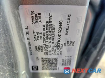 Zdjęcie 12 z 12 samochodu: 2024 CHEVROLET COLORADO LT VIN:1GCPSCEKXR1320440 - miniatura