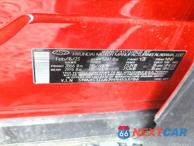 Zdjęcie 13 z 13 samochodu: 2023 HYUNDAI SANTA FE SEL PREMIUM VIN:5NMS3DAJ9PH553786 - miniatura