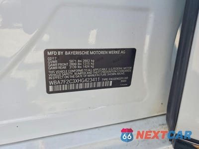 Zdjęcie 12 z 12 samochodu: 2017 BMW 750 XI VIN:WBA7F2C3XHG423411 - miniatura