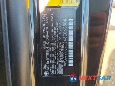 Zdjęcie 12 z 12 samochodu: 2008 BMW 335 XI VIN:WBAWC73548E065804 - miniatura