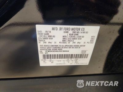 Zdjęcie 12 z 12 samochodu: 2018 FORD EXPLORER XLT VIN:1FM5K8D86JGC89064 - miniatura