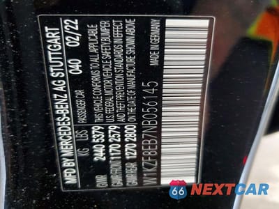 Zdjęcie 13 z 13 samochodu: 2022 MERCEDES-BENZ E 350 4MATIC VIN:W1KZF8EB7NB056145 - miniatura