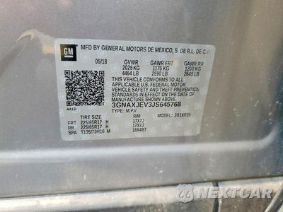 Zdjęcie 13 z 13 samochodu: 2018 CHEVROLET EQUINOX LT VIN:3GNAXJEV3JS645768 - miniatura