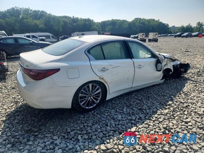 Trzecie zdjęcie samochodu z tyłu: 2023 INFINITI Q50 LUXE VIN:JN1EV7BR5PM541885 - miniatura