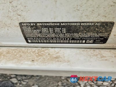Zdjęcie 13 z 13 samochodu: 2018 BMW 320 I VIN:WBA8A9C50JK623147 - miniatura