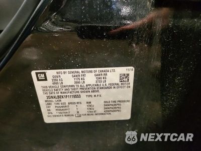 Zdjęcie 13 z 13 samochodu: 2015 CHEVROLET EQUINOX LT VIN:2GNALBEK1F1119553 - miniatura