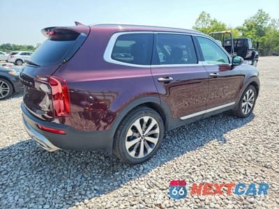 Trzecie zdjęcie samochodu z tyłu: 2020 KIA TELLURIDE S VIN:5XYP64HC6LG029522 - miniatura
