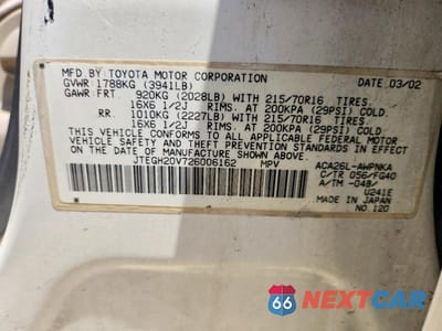 Zdjęcie 13 z 13 samochodu: 2002 TOYOTA RAV4 BASE VIN:JTEGH20V726006162 - miniatura