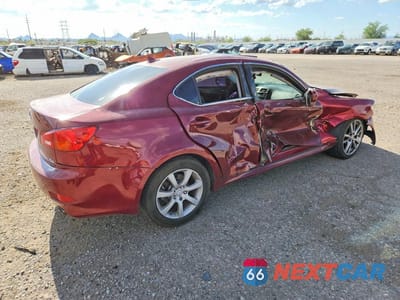 Trzecie zdjęcie samochodu z tyłu: 2008 LEXUS IS 250 BASE VIN:JTHBK262182064330 - miniatura