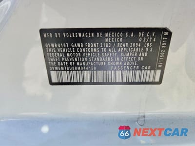 Zdjęcie 12 z 12 samochodu: 2024 VOLKSWAGEN JETTA S VIN:3VW5M7BU8RM044158 - miniatura