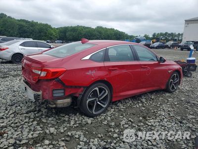 Trzecie zdjęcie samochodu z tyłu: 2019 HONDA ACCORD SPORT VIN:1HGCV1F34KA121909 - miniatura