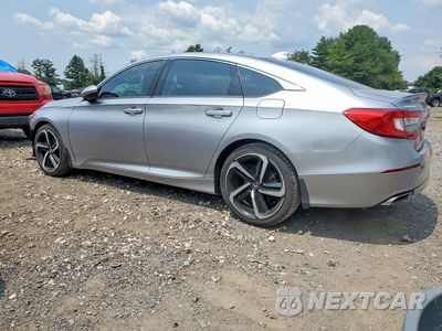 Drugie zdjęcie samochodu z przodu: 2019 HONDA ACCORD SPORT VIN:1HGCV1F32KA076548 - miniatura