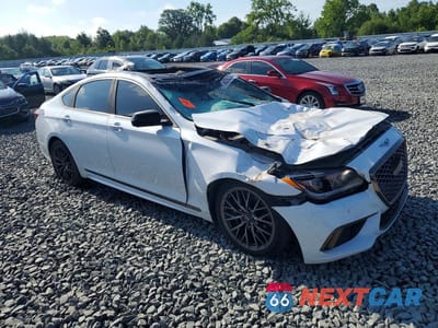 Czwarte zdjęcie samochodu z boku: 2018 GENESIS G80 SPORT VIN:KMHGN4JB7JU285485 - miniatura