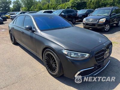 Czwarte zdjęcie samochodu z boku: 2021 MERCEDES-BENZ S 580 4MATIC VIN:W1K6G7GB9MA018850 - miniatura