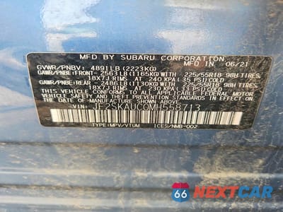 Zdjęcie 13 z 13 samochodu: 2021 SUBARU FORESTER LIMITED VIN:JF2SKAUC0MH558713 - miniatura