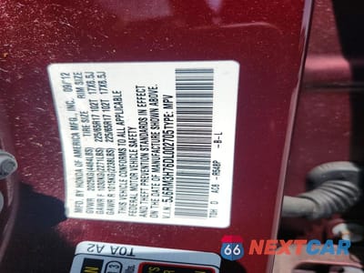 Zdjęcie 10 z 11 samochodu: 2013 HONDA CR-V 4D EXL EXL VIN:5J6RM3H76DL002705 - miniatura