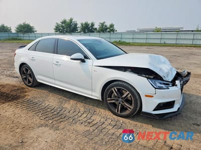 Czwarte zdjęcie samochodu z boku: 2018 AUDI A4 PREMIUM PLUS VIN:WAUENAF46JA021838 - miniatura