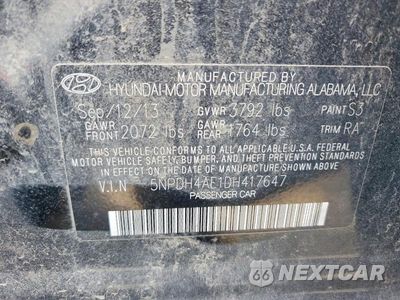 Zdjęcie 12 z 12 samochodu: 2013 HYUNDAI ELANTRA GLS VIN:5NPDH4AE1DH417647 - miniatura