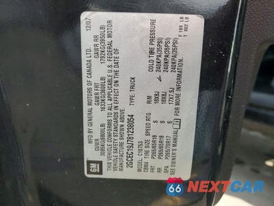 Zdjęcie 12 z 12 samochodu: 2008 CHEVROLET SILVERADO C1500 VIN:2GCEC19J781238054 - miniatura